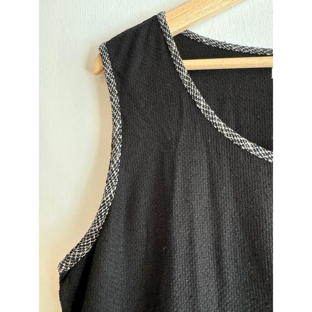 Natalie & Me Weekend Dress Sleeveless Maxi Safari patch 100% Silk tie back L - Picture 5 of 9